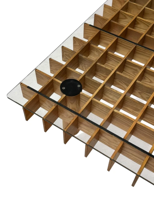 XL Kyoto Graphic Coffee Table by Gianfranco Frattini for Ghianda / Knoll, 1974